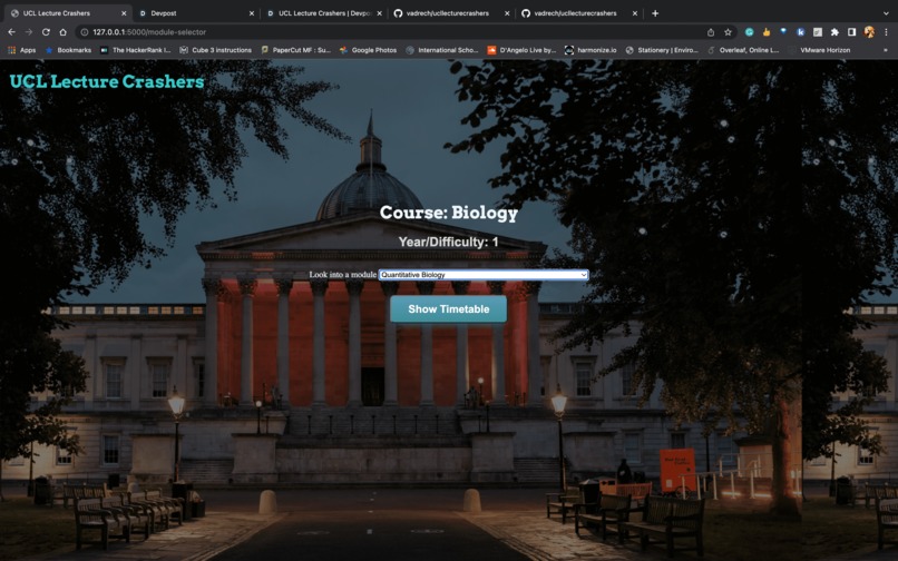 UCL Lecture Crashers – screenshot 4