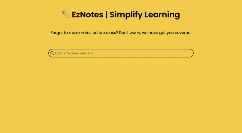 EzNotes – screenshot 2