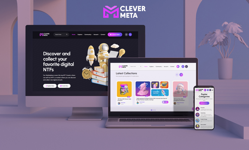 CLEVER META - A Place Where Barter the NFT's. – screenshot 1