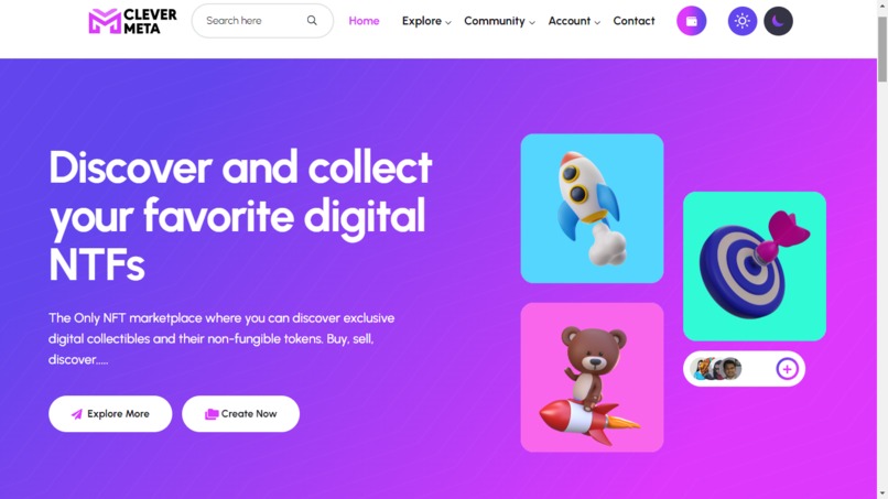 CLEVER META - A Place Where Barter the NFT's. – screenshot 3