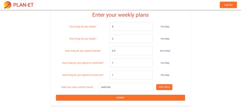 PLAN-ET – screenshot 4
