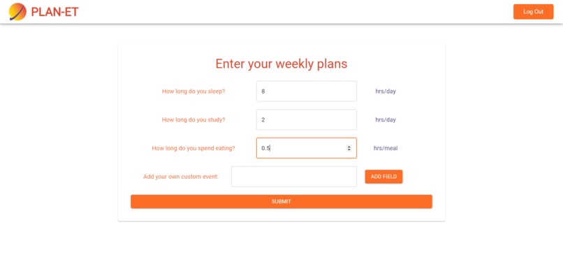 PLAN-ET – screenshot 5