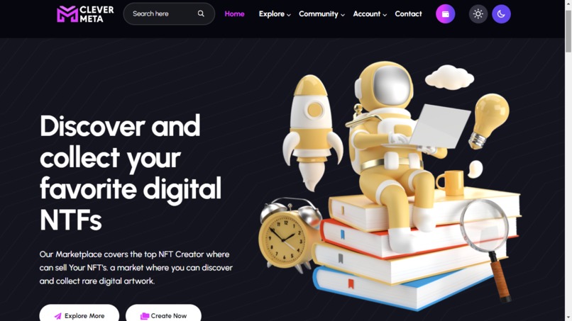 CLEVER META - A Place Where Barter the NFT's. – screenshot 2