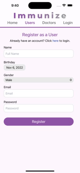 Immunize – screenshot 2