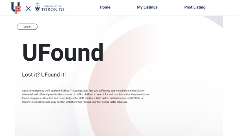 UFound – screenshot 1