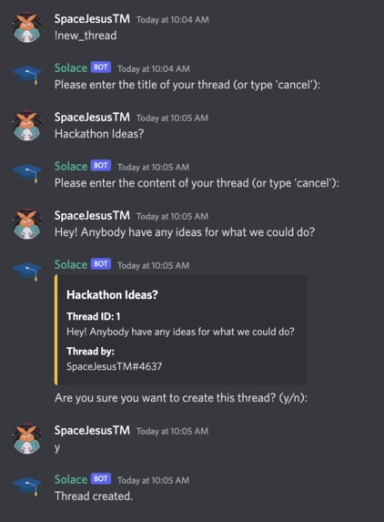 Solace Discord Bot – screenshot 3
