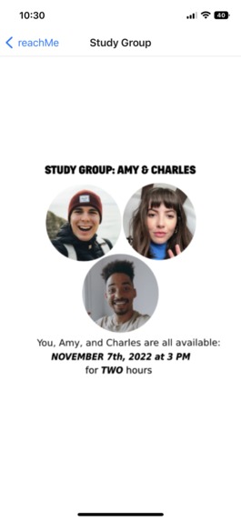 reachMe – screenshot 3