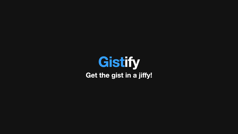 Gistify – screenshot 1