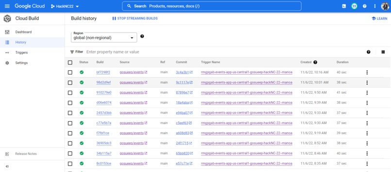 EventsApp – screenshot 3