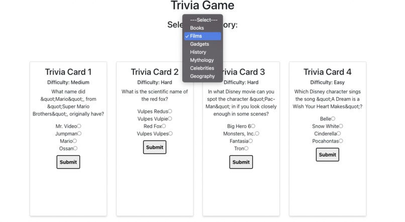 Trivia Game – screenshot 2