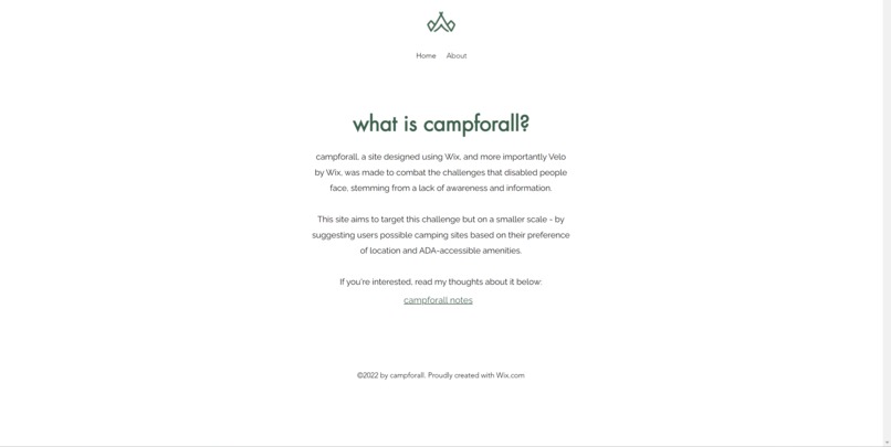 campforall – screenshot 1