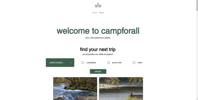 campforall – screenshot 3