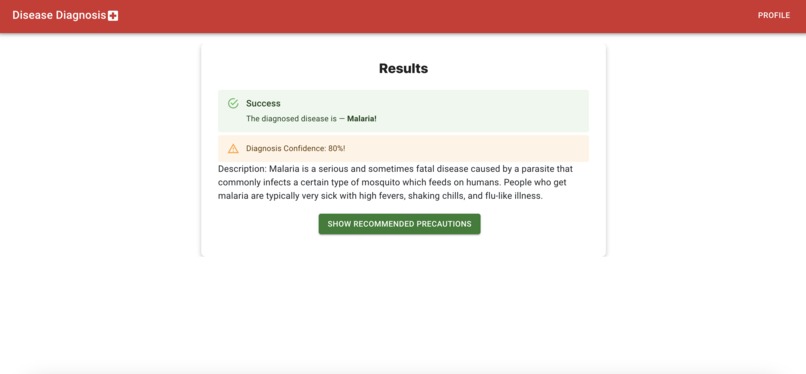 Disease Diagnosis – screenshot 2