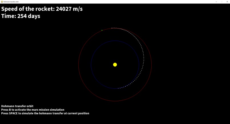 Hohmann Transfer and Mission to Mars – screenshot 3