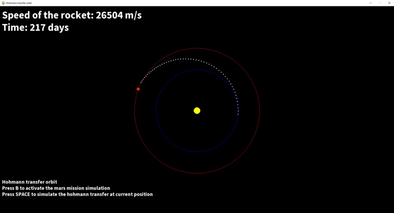 Hohmann Transfer and Mission to Mars – screenshot 4