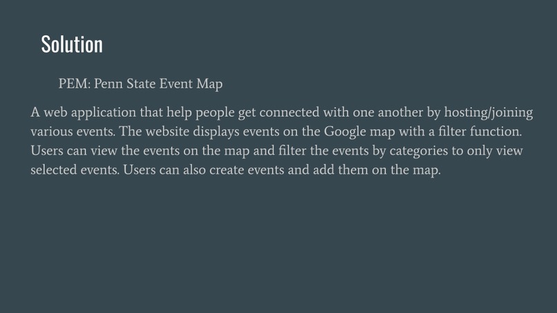 PEM(Penn State Event Map) – screenshot 3