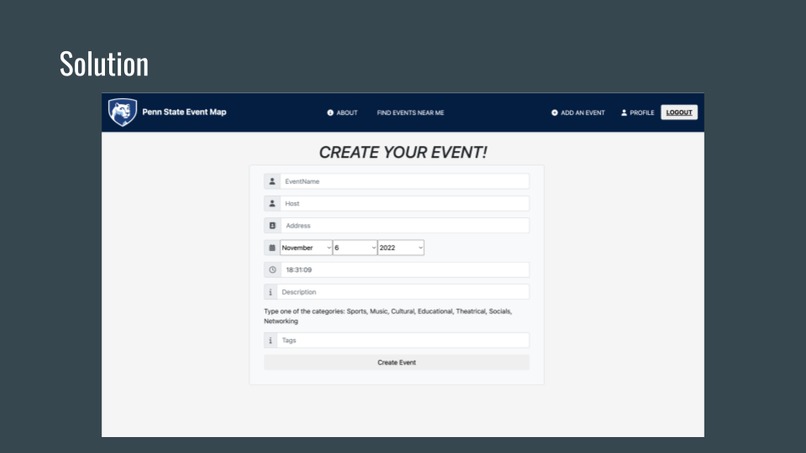 PEM(Penn State Event Map) – screenshot 5