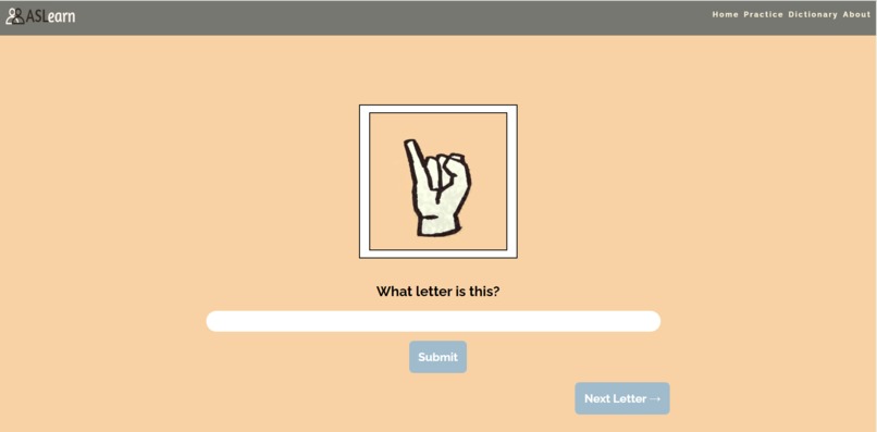 ASLearn – screenshot 2