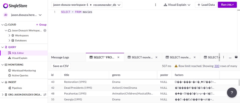 Movie Recommender – screenshot 3