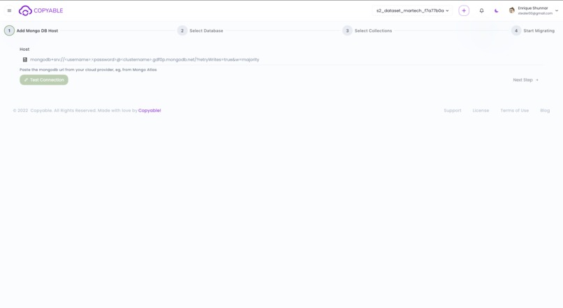 Copyable (a SingleStore DB migration tool) – screenshot 6