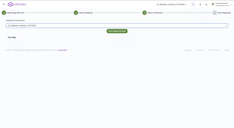Copyable (a SingleStore DB migration tool) – screenshot 8