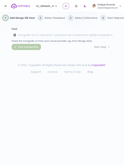 Copyable (a SingleStore DB migration tool) – screenshot 14