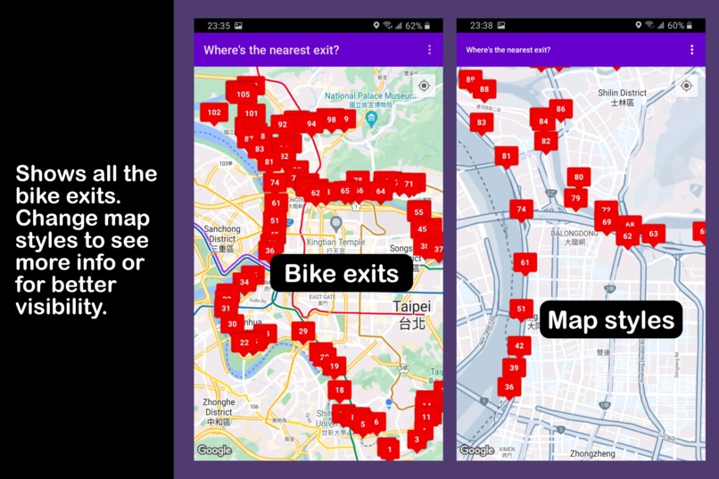 Taipei Riverside Bike Exits – screenshot 1