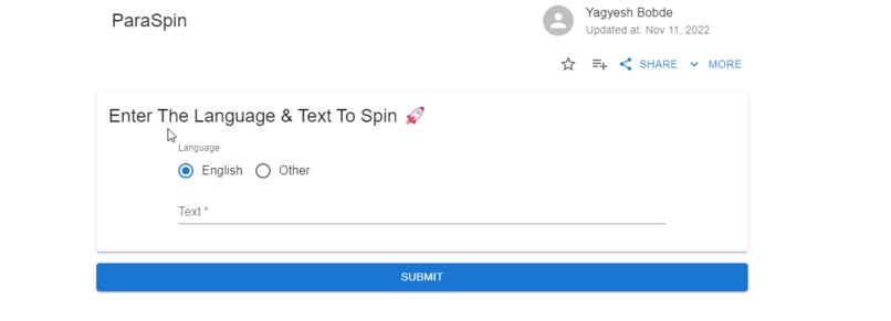 ParaSpin - The Text Spinner  – screenshot 2