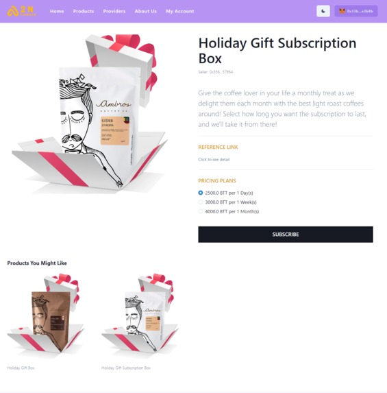 A2N Finance - Subscription & Recurring Payment on BTTC – screenshot 3