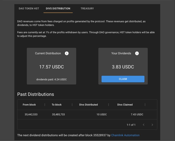 HashStrat DAO – screenshot 3