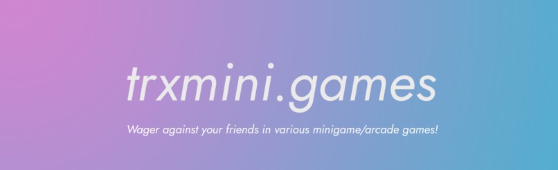 trxmini.games - a staked/wagering GameFi platform – screenshot 1