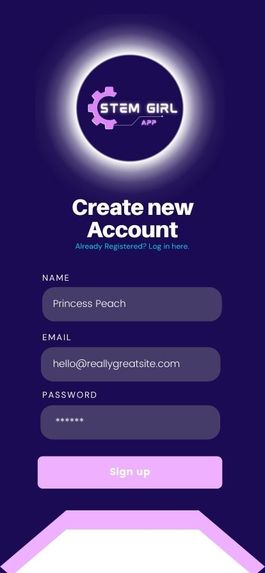 STEM Girls App – screenshot 2