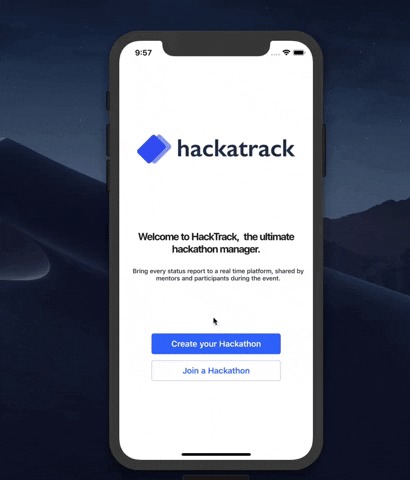 HackTrack – screenshot 2