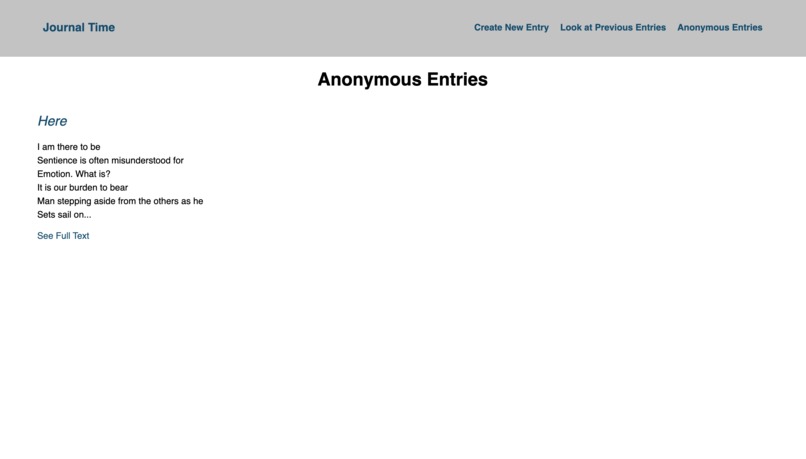 Journal Time – screenshot 3