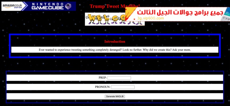 Trump Tweet Madlibs – screenshot 1