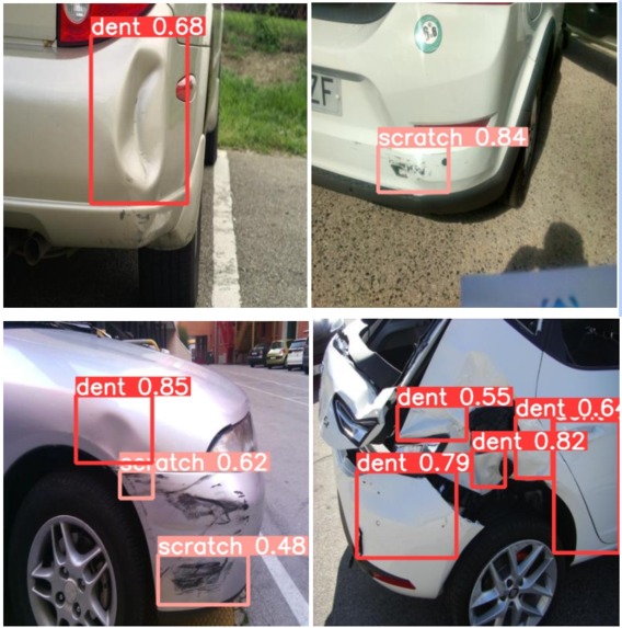 ML based Dent and Scratch Detection for four wheelers. – screenshot 1
