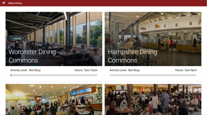 UMass Dining+ – screenshot 1