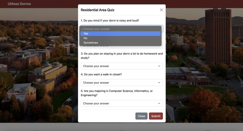 UMass Dorms – screenshot 2