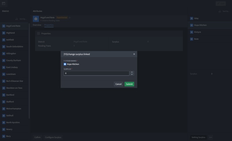 Food distributor for food banks – screenshot 1