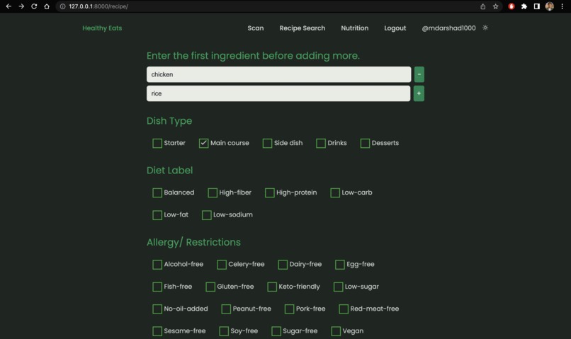 Healthy Eats – screenshot 5