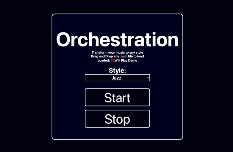 Orchestration – screenshot 1