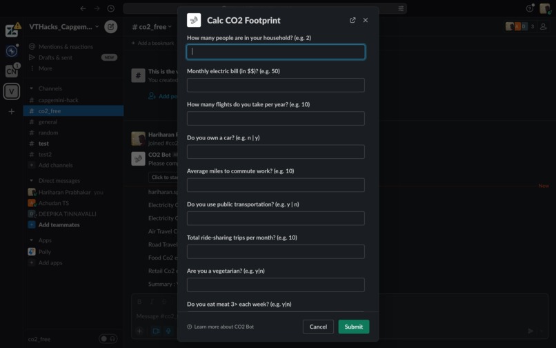 CO2 Footprints – screenshot 3