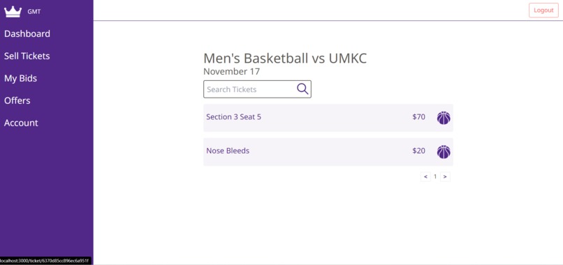 Game Day Tickets – screenshot 2