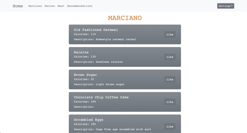BU Personal Dining – screenshot 1