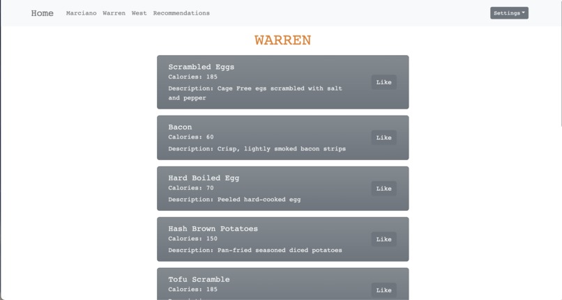 BU Personal Dining – screenshot 3