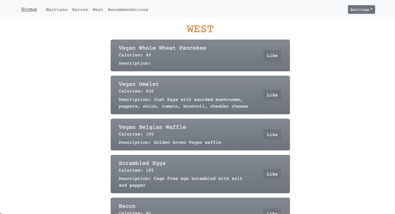 BU Personal Dining – screenshot 4