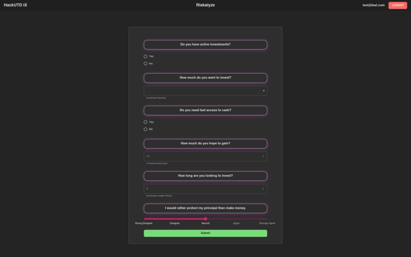 Riskalyze – screenshot 1