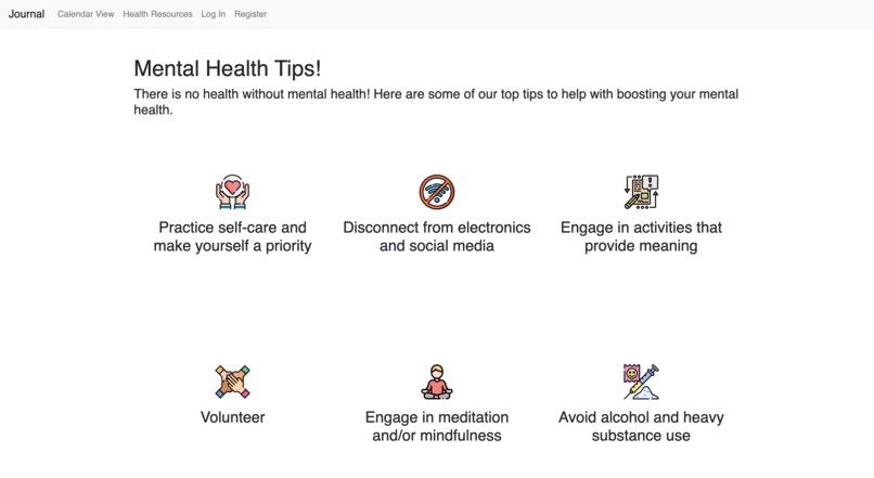 Journal – screenshot 4