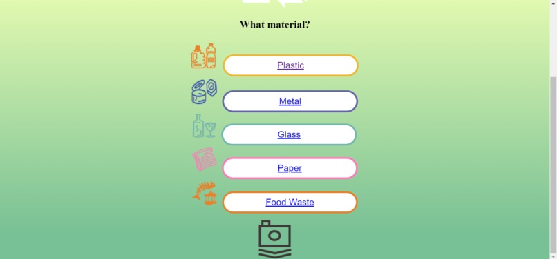 recycle categorization – screenshot 3