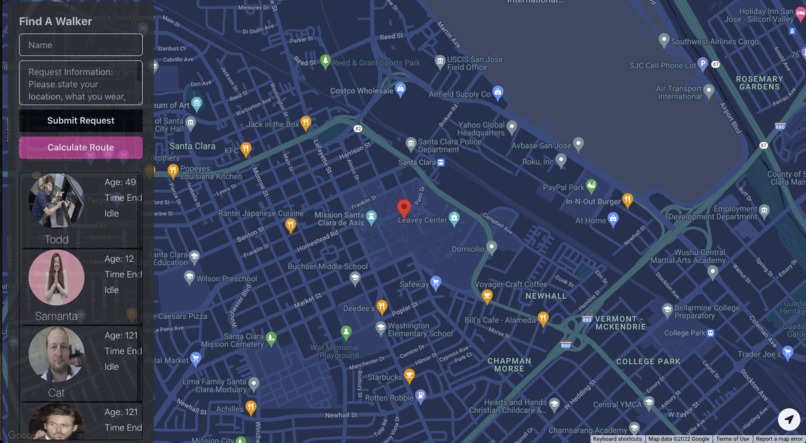 SafeWalk.edu – screenshot 2